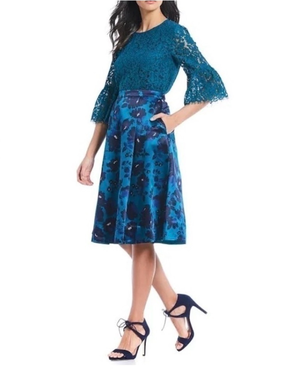 DRAPER JAMES Floral Skirt - Knee Length / Size 0